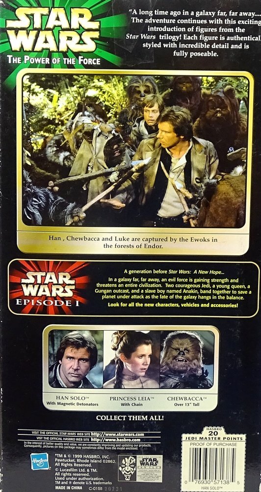 Star Wars Potf Han Solo Wmagnetic Detonators