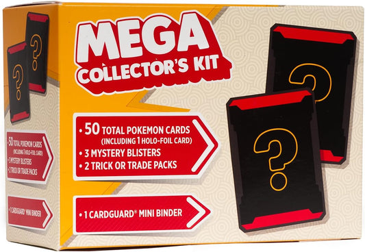 Pokemon Mega Collector's Kit 100 Total Pokemon Cards 5 Packs 50 Cards Includes 1