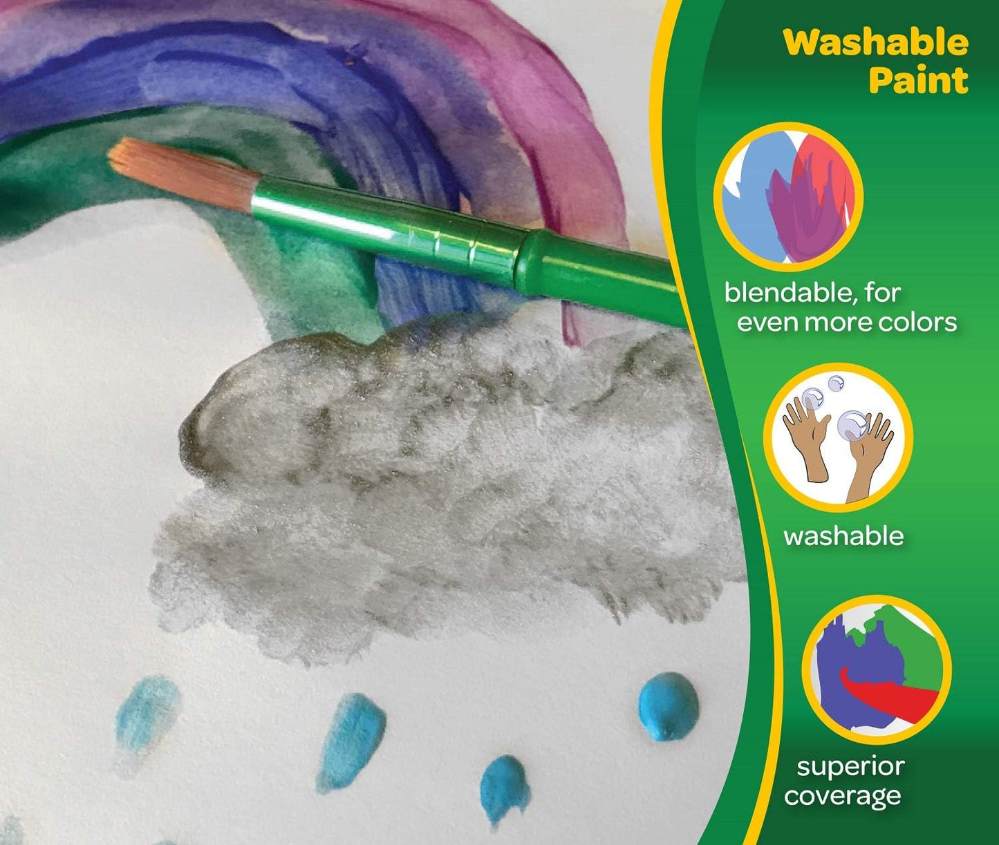 Crayola Washable Paint White 16 oz.