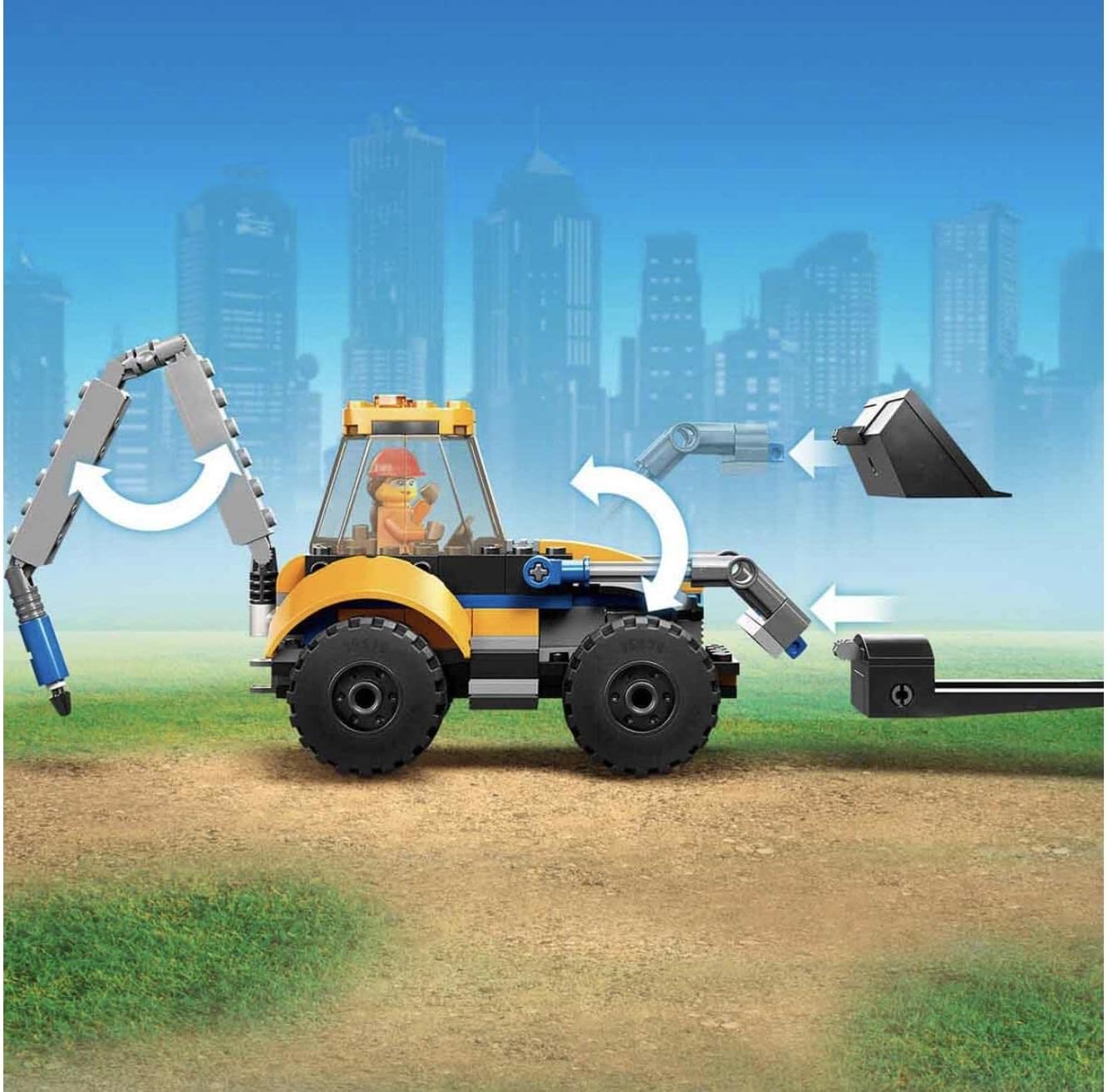 LEGO 60385 City Great Vehicles Excavator Building Set