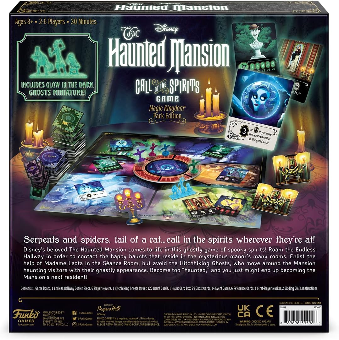 Funko Disney The Haunted Mansion - Call of The Spirits Magic Kingdom Park Edition Game