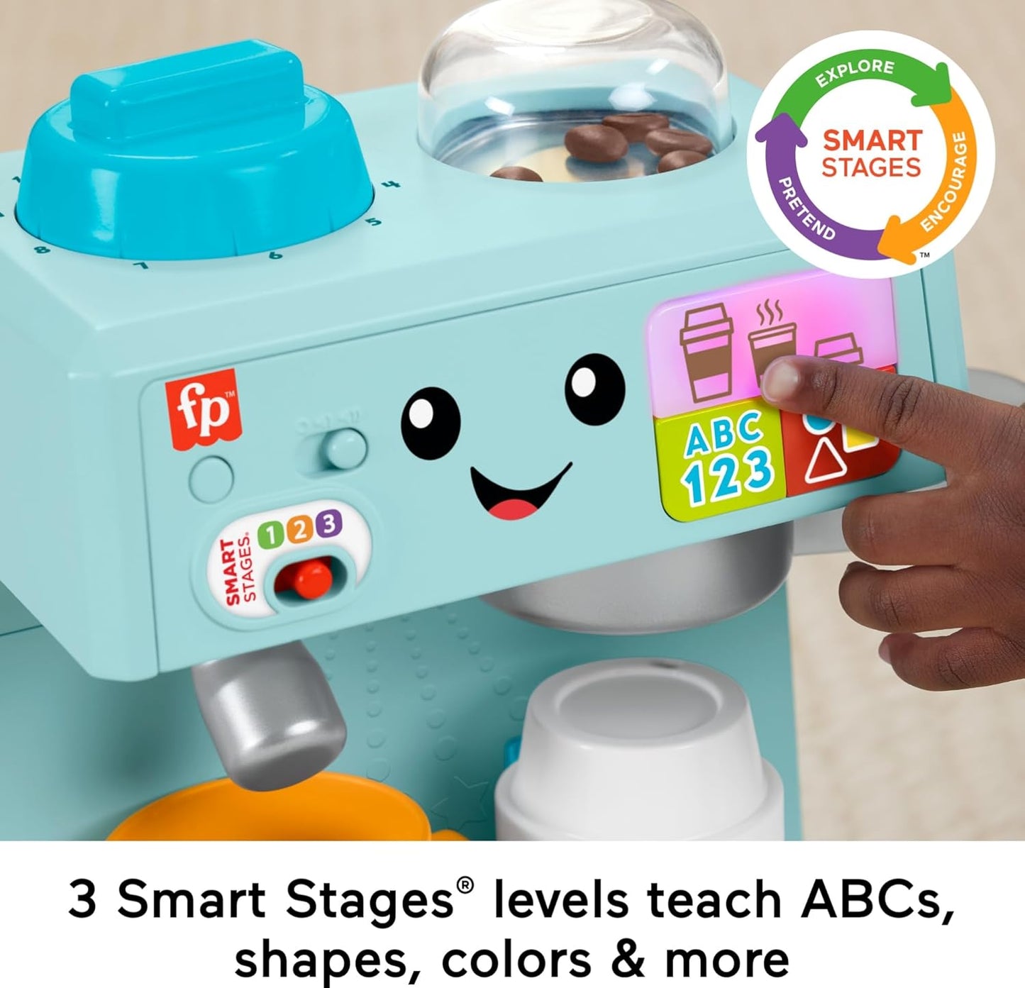 Fisher-Price Toddler Toy Laugh Learn Coffee Cafe Musical Playset