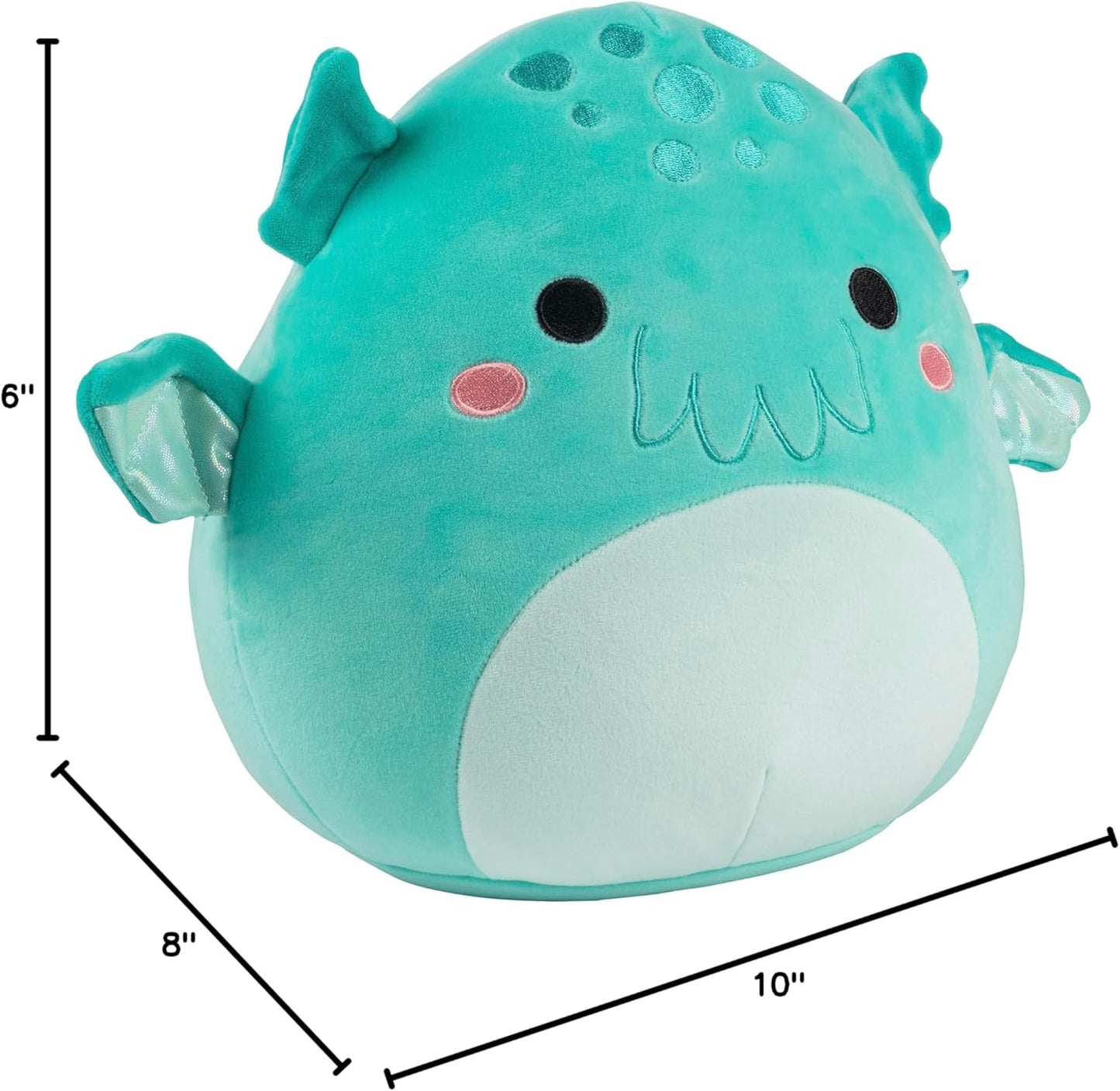 Squishmallows Original 10-Inch Theotto The Blue Cthulhu - Official Jazwares Plush