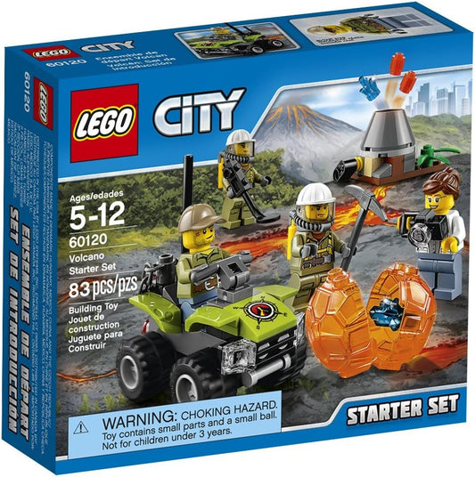 LEGO City Volcano Explorers 60120 Volcano Starter Set Building Kit 83 Piece