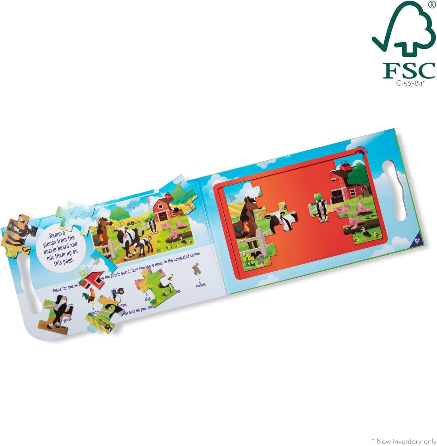 Melissa & Doug Melissa Doug Take-Along Magnetic Jigsaw Puzzle