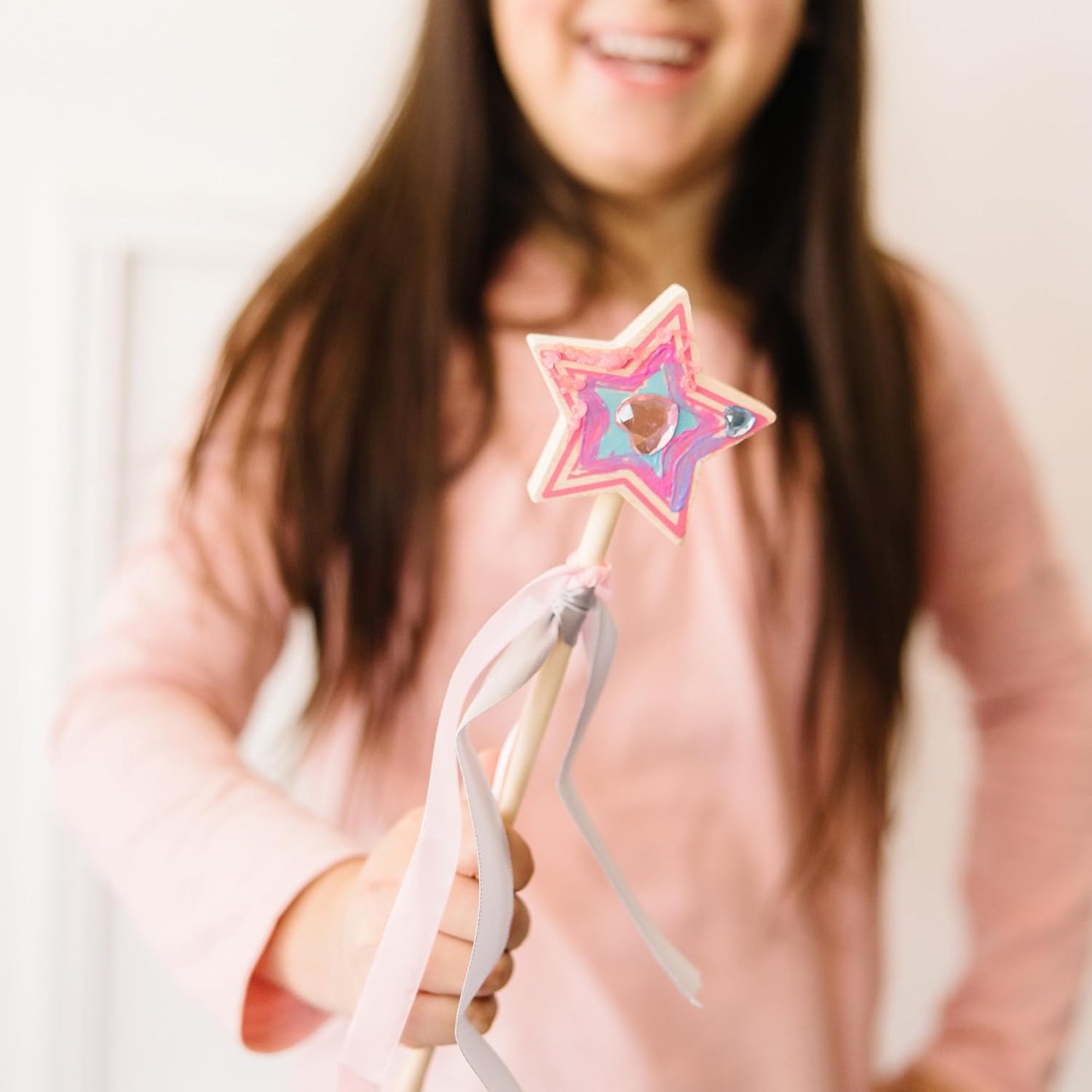 Melissa & Doug Melissa Doug Created By Me Paint Decorate Your Own Wooden Princess Wand