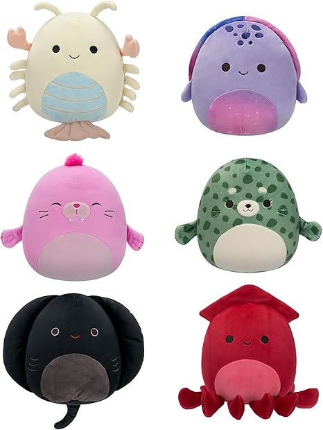 Squishmallows Original Scented Sealife Mystery Bag 8-Inch - Official Jazwares Plush