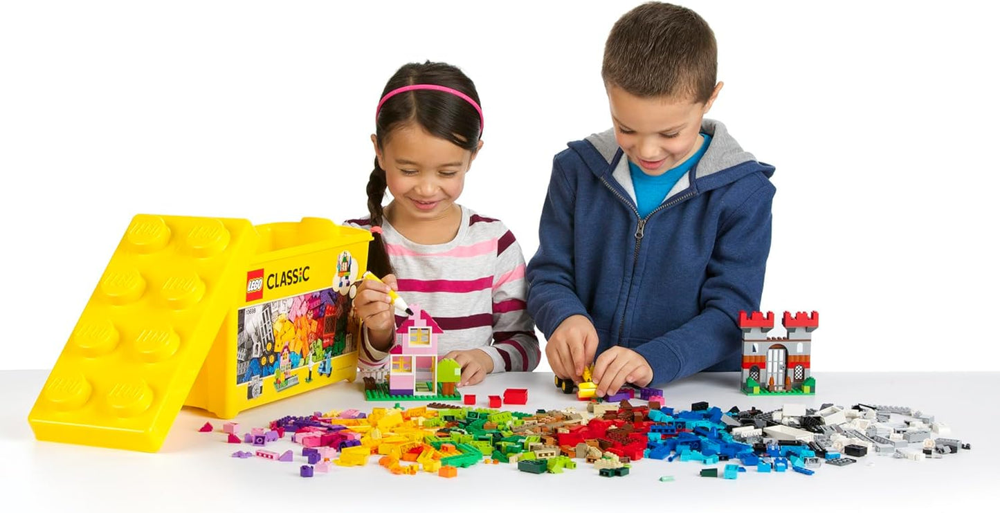 LEGO Classic Large Creative Brick Box 10698 Building Toy Set Toy Storage Solution for