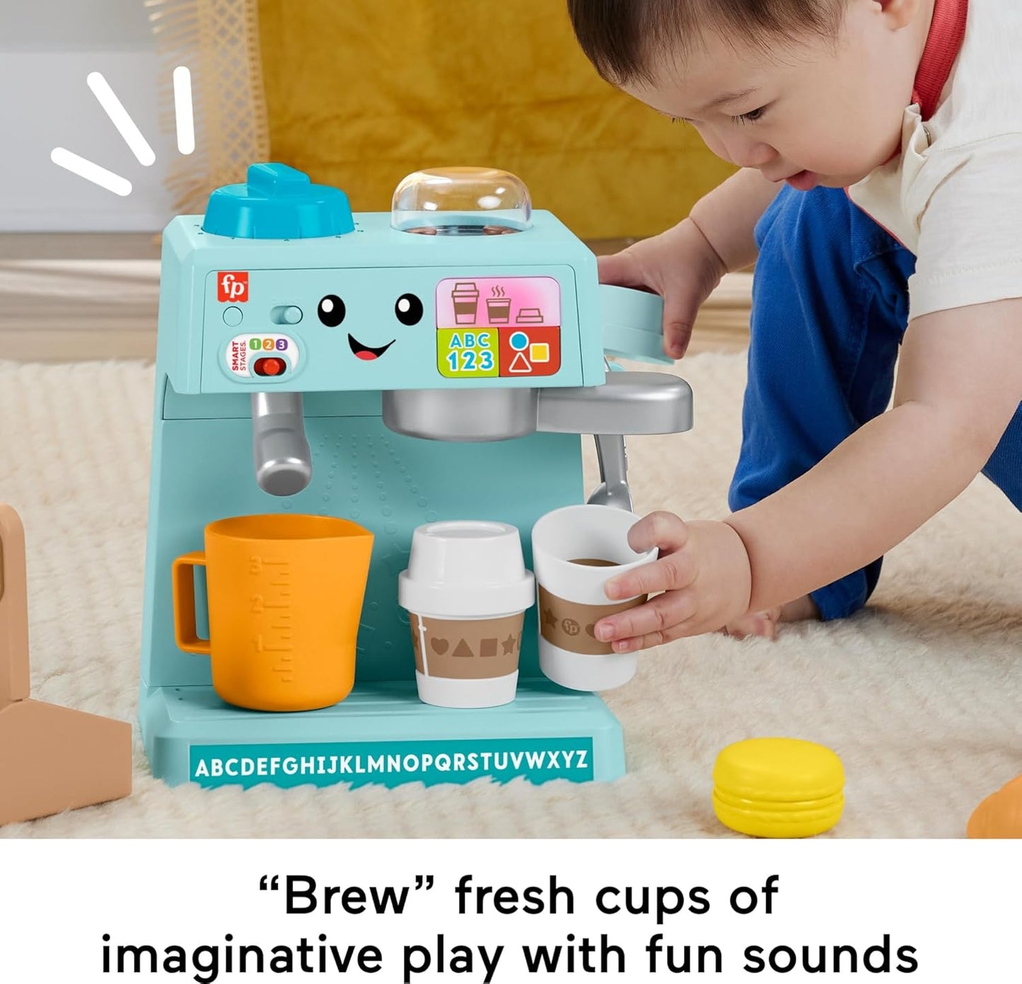 Fisher-Price Toddler Toy Laugh Learn Coffee Cafe Musical Playset