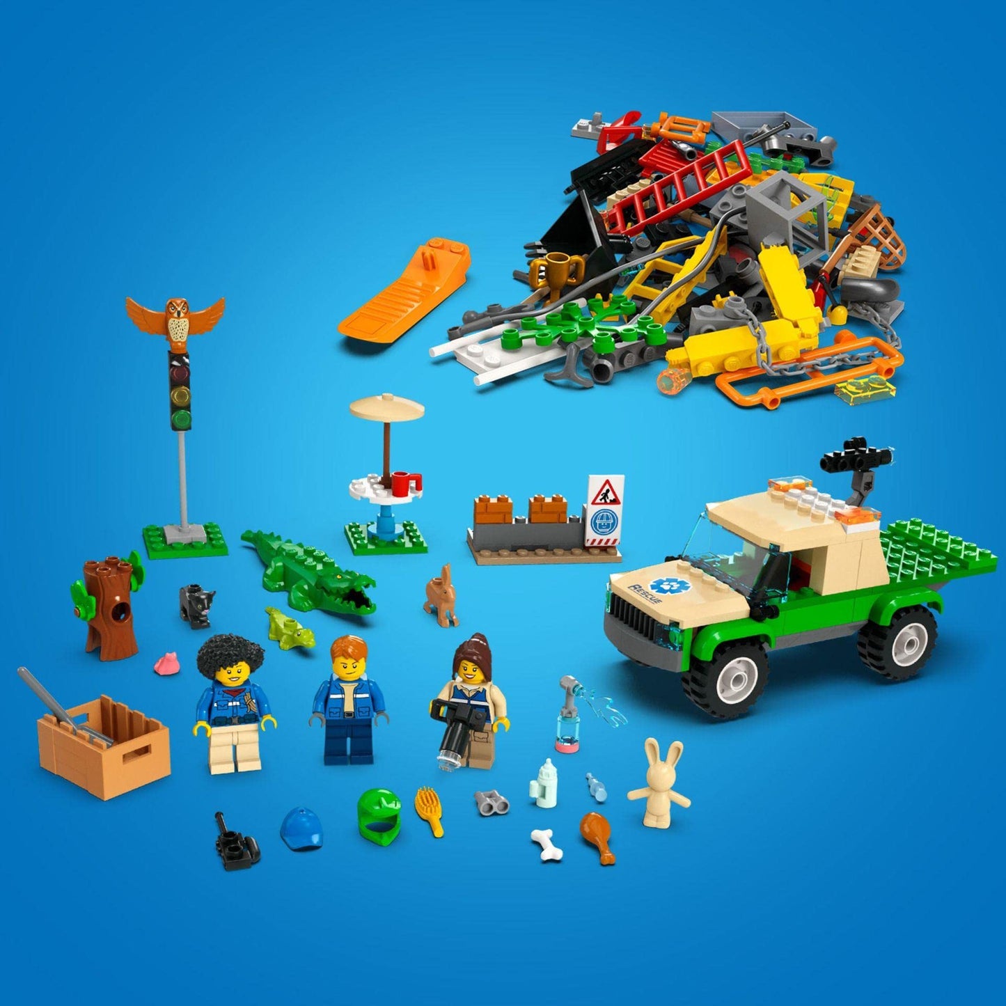 LEGO City Wild Animal Rescue Missions 60353 Building Kit Fun Interactive Digital Adventure Playset