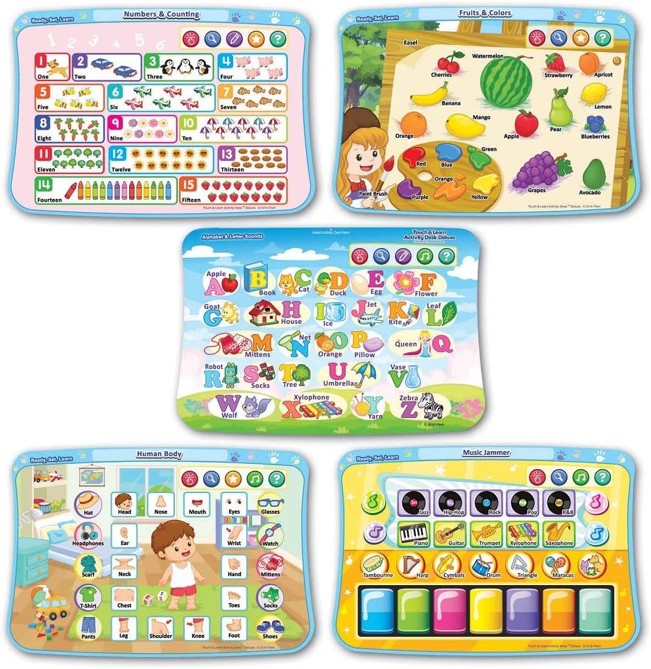 VTech Touch and Learn Activity Desk Deluxe Frustration Free Packaging