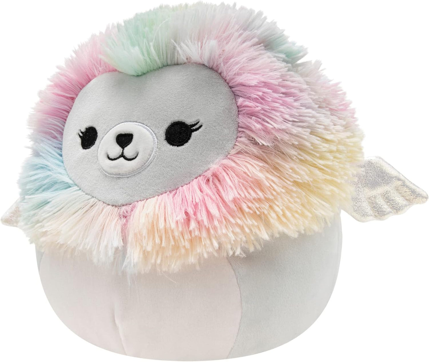 Squishmallows Original 8-Inch Leonari The Easter Rainbow Lion - Official Jazwares Plush