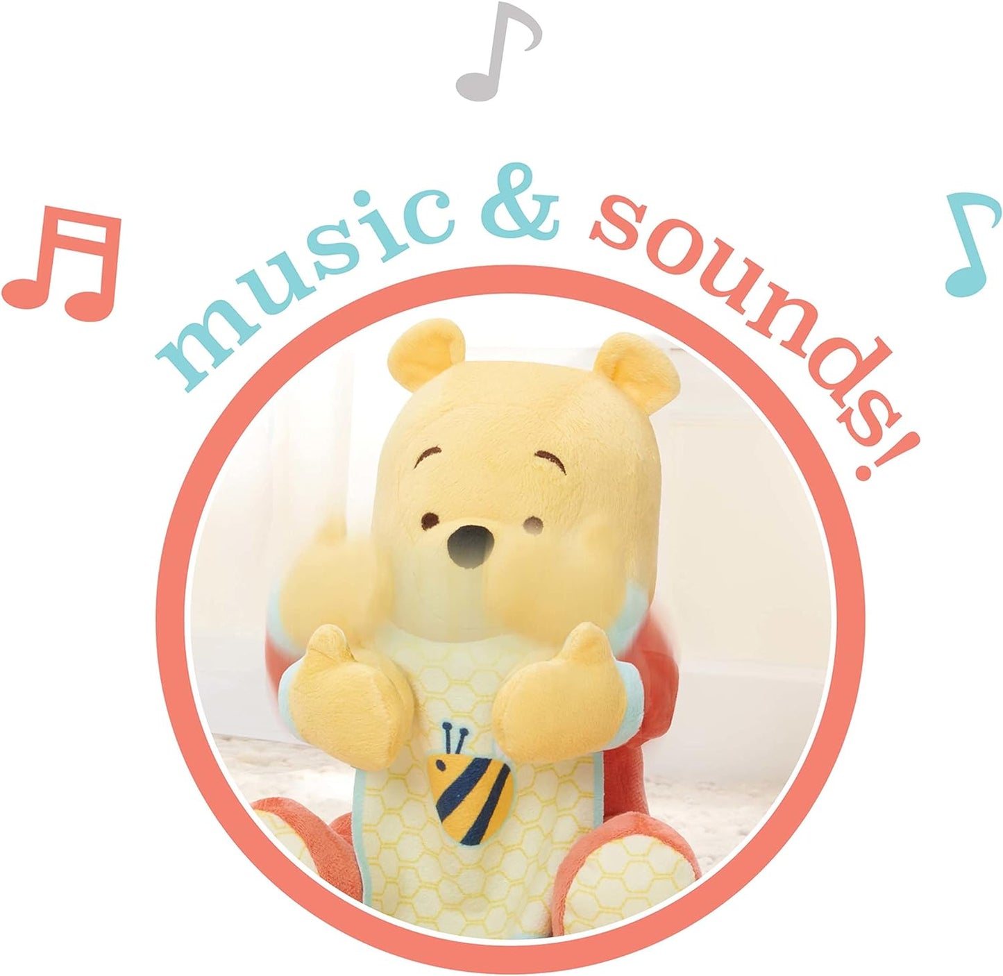 Disney Baby Hide-and-Seek Winnie The Pooh Interactive Plush for Ages 09 Month by Just Play