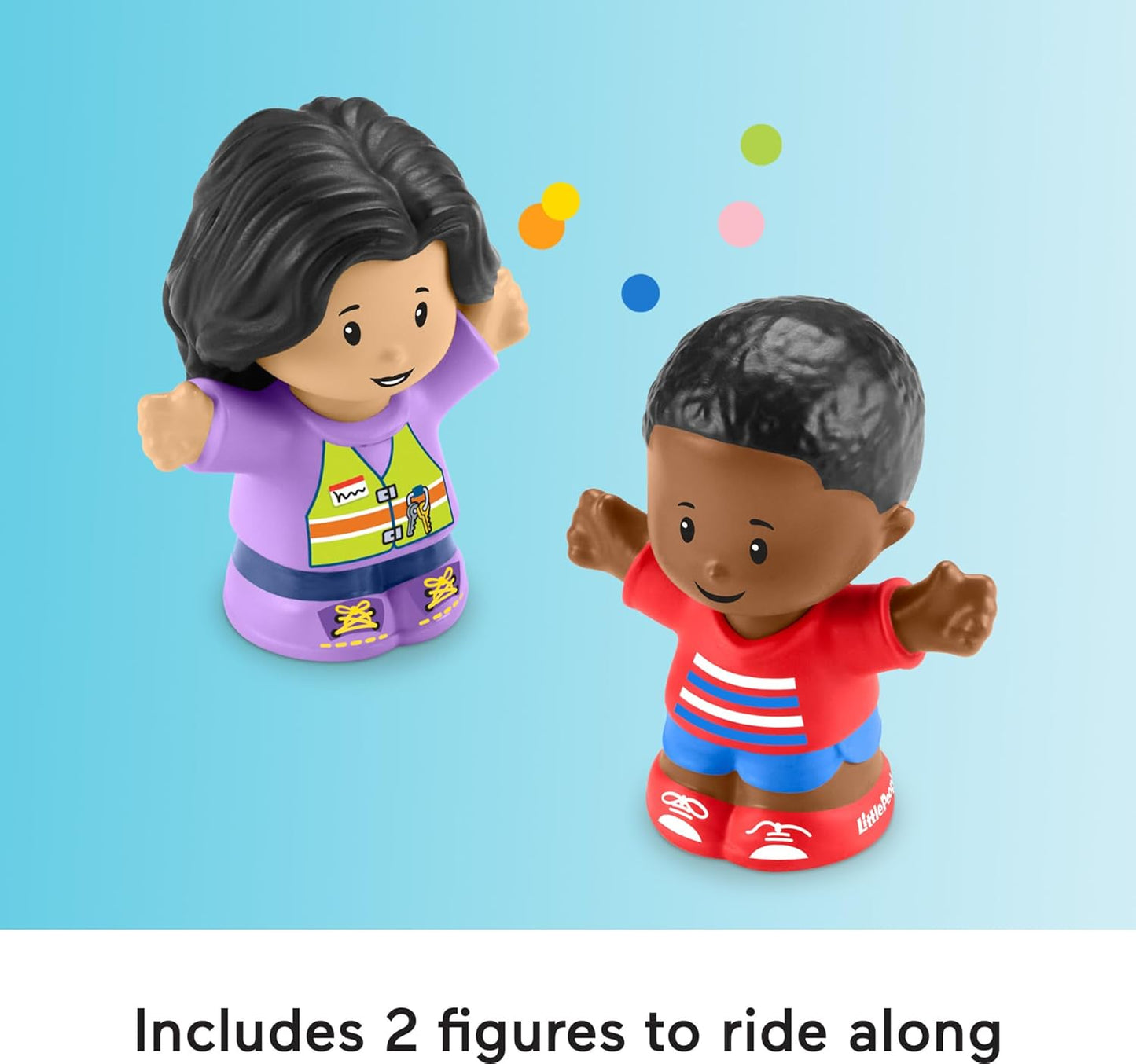 Fisher-Price Little People Toddler Toy School Bus Musical Push-Along Vehicle