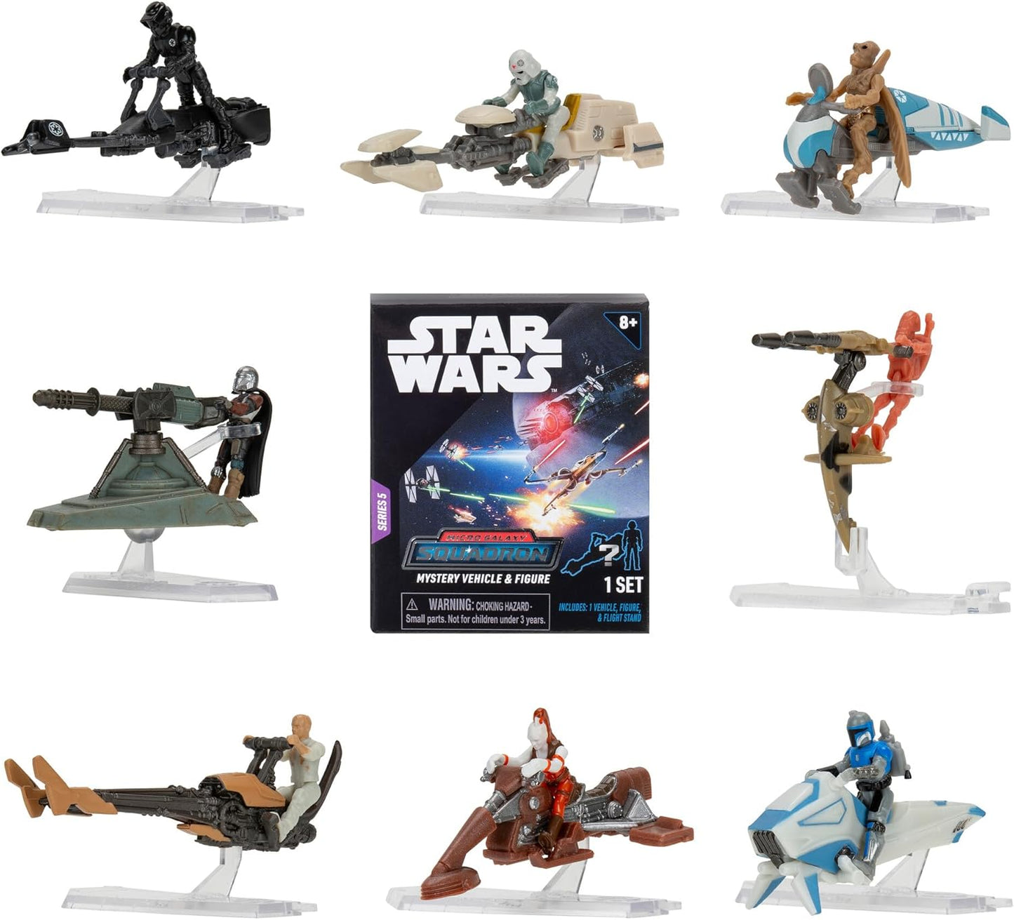 STAR WARS Micro Galaxy Squadron Desert Skiff Mystery Bundle - 3-Inch Light Armor Class and Scout Class Vehicle