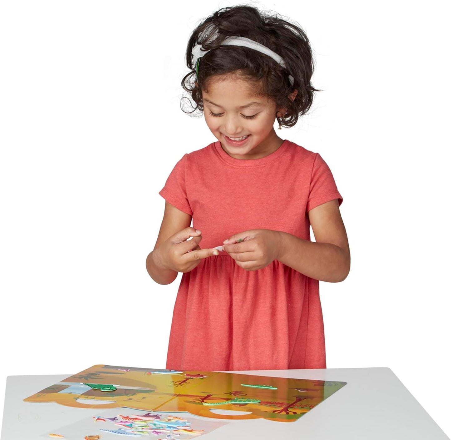 Melissa & Doug Melissa Doug Reusable Puffy Sticker Wild Adventures 3-Pack 118 Safari