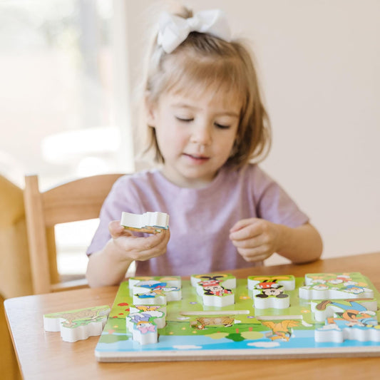 Melissa & Doug Melissa Doug Disney Mickey Mouse Wooden Chunky Puzzle