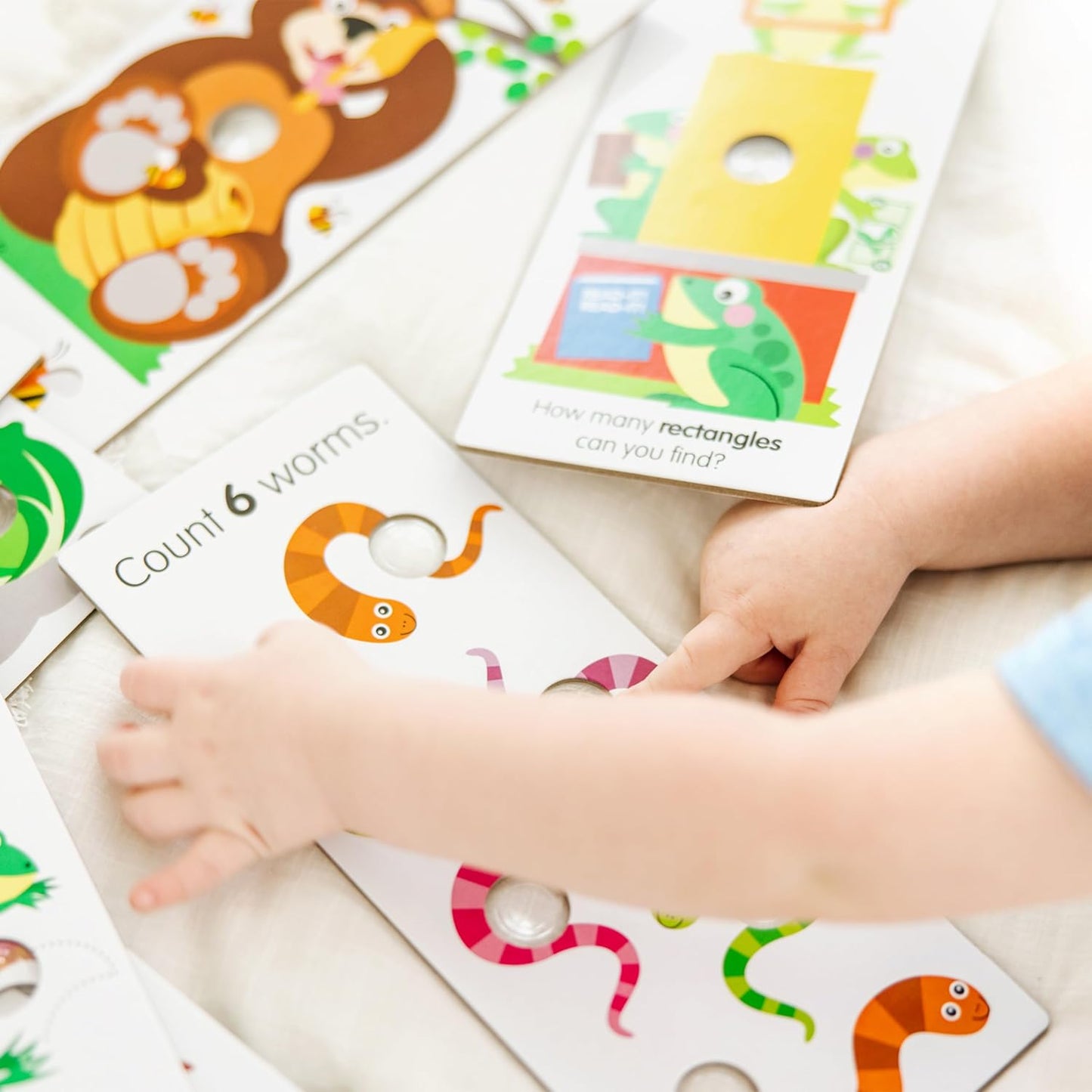 Melissa & Doug Melissa Doug Poke-A-Dot Jumbo Number Learning Cards - 13 Double-Sided