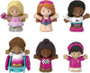 Fisher-Price Little People Barbie Toddler Figure 6 Pack for Preschool Pretend Play Ages