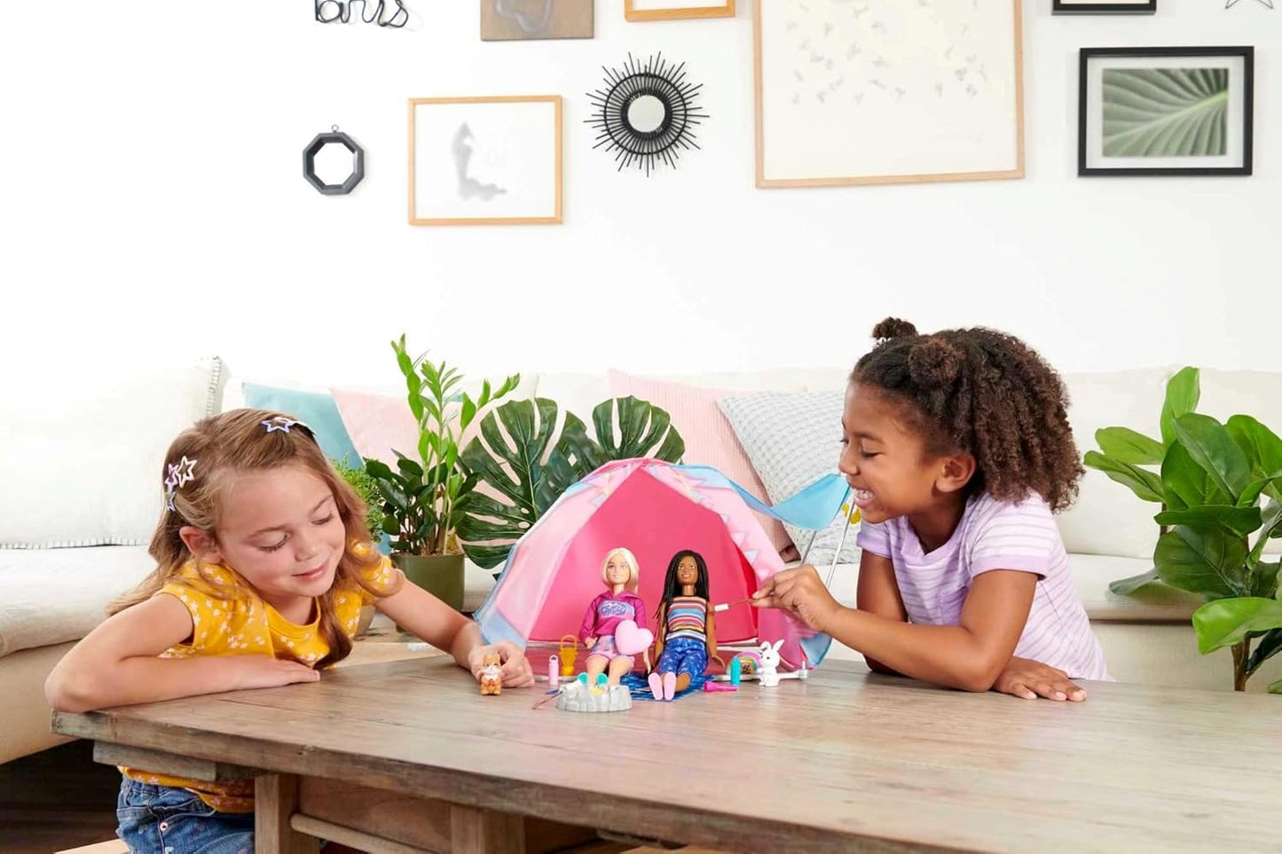 Barbie Dolls 20 It Takes Two Camping Tent Playset