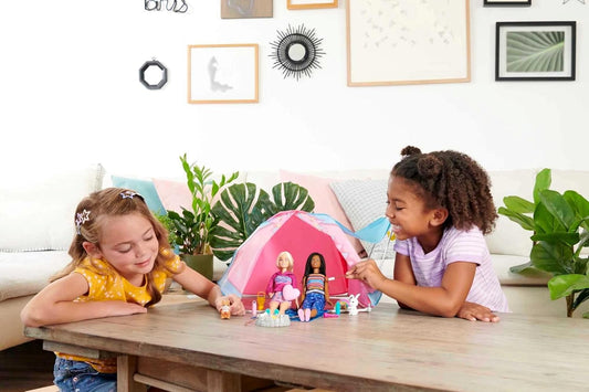 Barbie Dolls 20 It Takes Two Camping Tent Playset