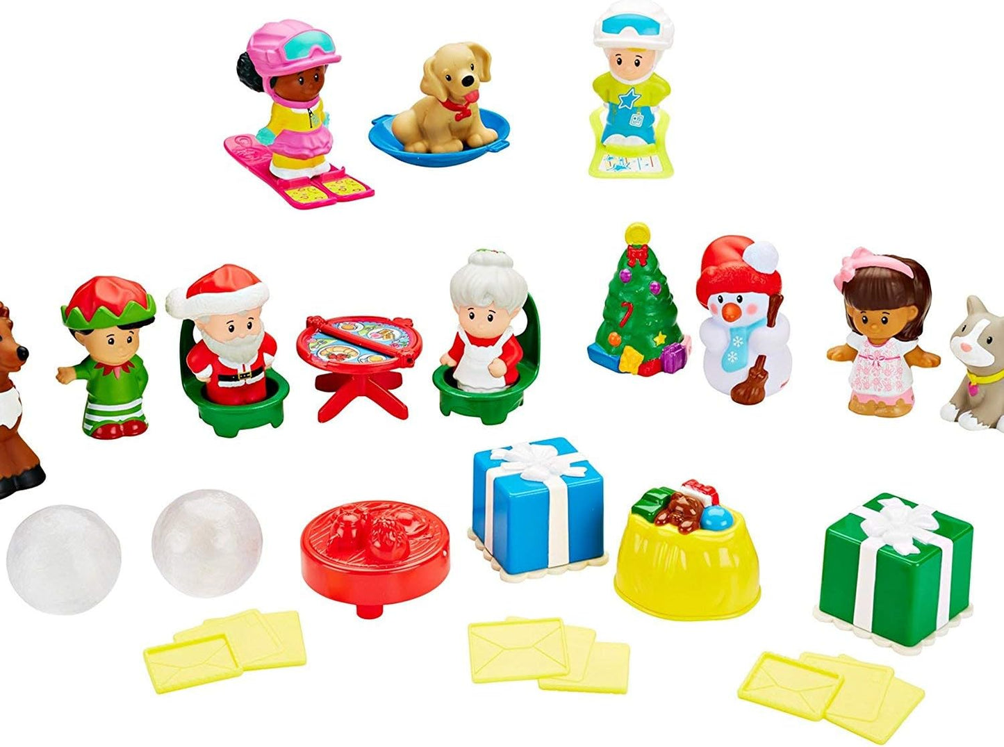 Fisher-Price Little People Toddler Advent Calendar Set of 24 Figures for Christmas Play