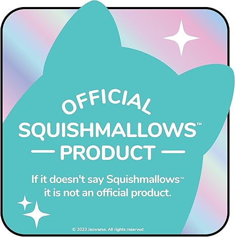 Squishmallows Original 8-Inch Luther Blue Tie-Dye Tiger Shark - Official Jazwares Plush