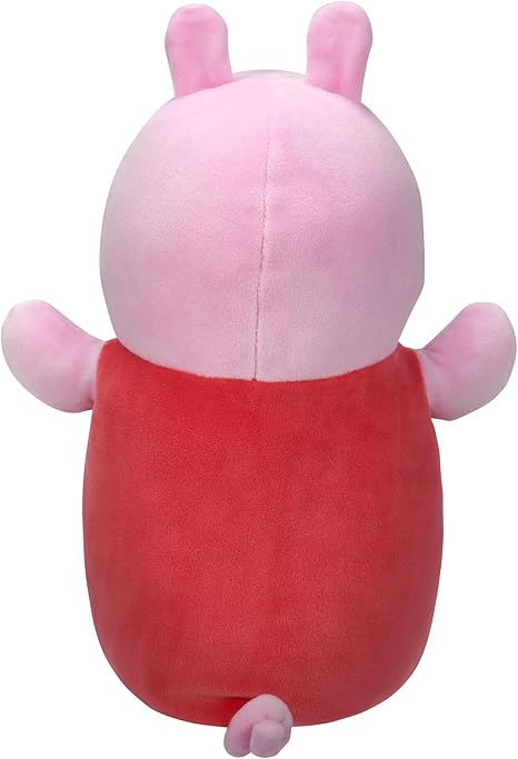 Squishmallows HugMees Original 10-Inch Peppa Pig - Medium-Sized Ultrasoft Official Jazwares Plush