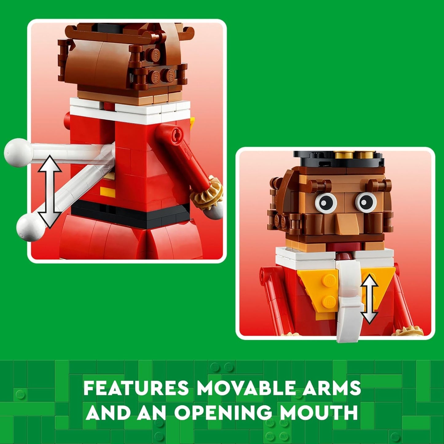 LEGO Nutcracker Christmas Decor - Building for Boys Girls Ages 8 - Nutcracker Decorations