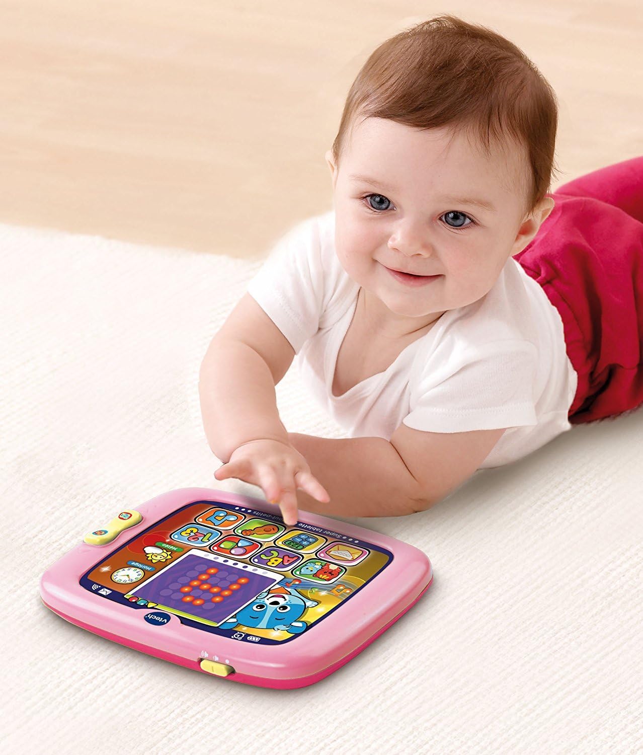 VTech Light-Up Baby Touch Tablet Pink