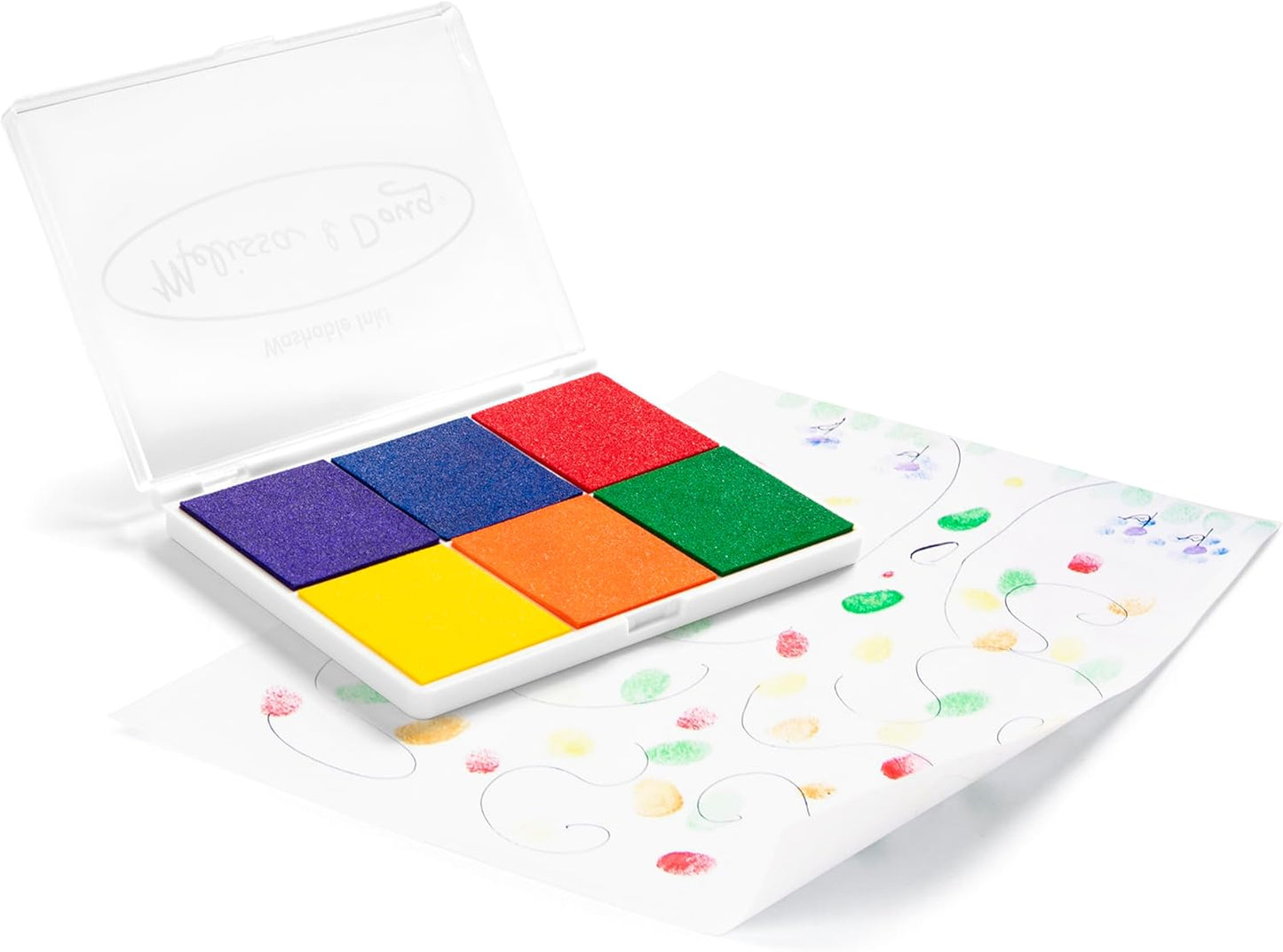 Melissa & Doug Melissa Doug Rainbow Stamp Pad For Rubber Stamps Arts And Crafts Supplies