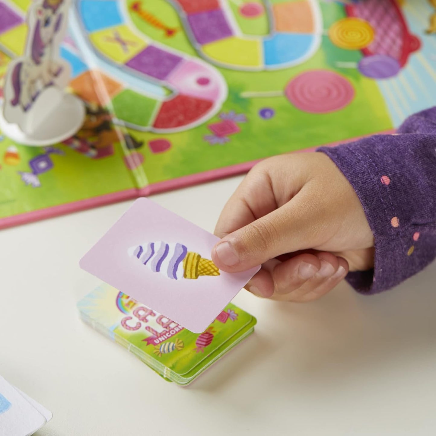 Hasbro Gaming Candy Land Unicorn Edition Preschool Board Game