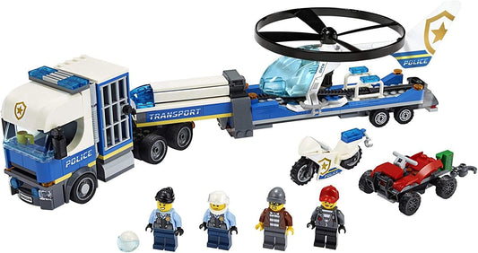 LEGO City Police Helicopter Chase 60244 Police Toy Cool Building Set for 317 Pieces