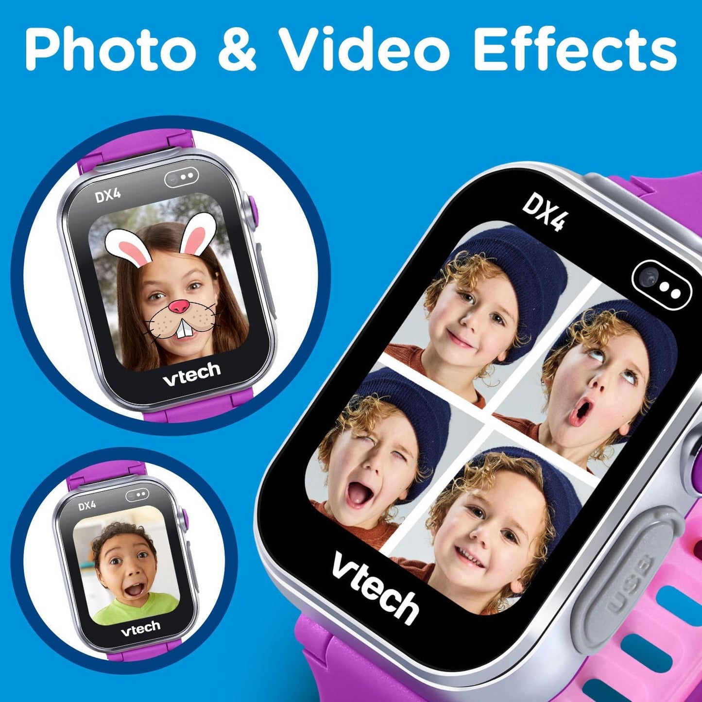 VTech KidiZoom Smartwatch DX4 Pink