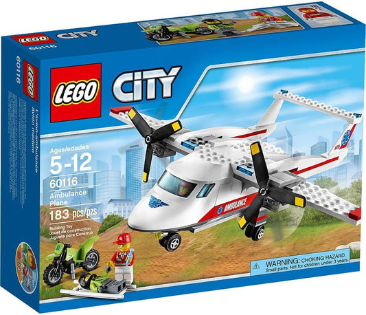 LEGO City Great Vehicles Ambulance Plane 183 Piece