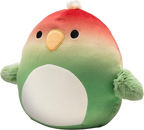 Squishmallows Original 8-Inch Elliene The Easter Rainbow Parrot - Official Jazwares Plush
