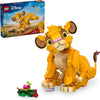 LEGO Disney Simba The Lion King Cub Buildable Disney Toy for Disney Collection Lion King Movie Toy Simba Toy Construction Playset