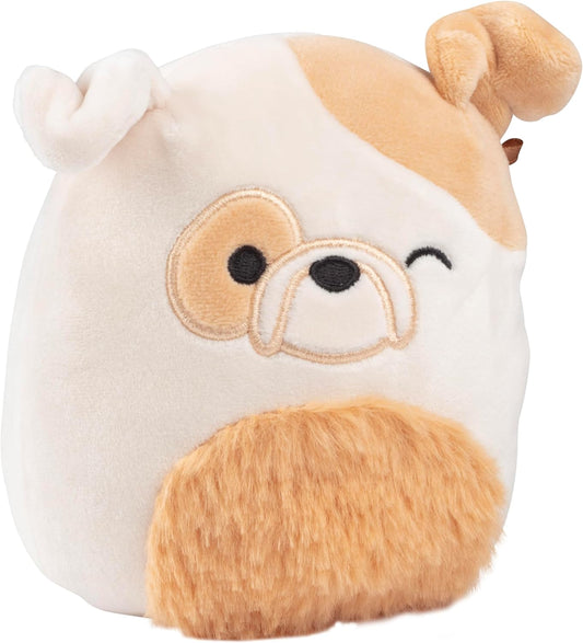Squishmallows Original 5-Inch Brock The Bulldog - Official Jazwares Little Plush