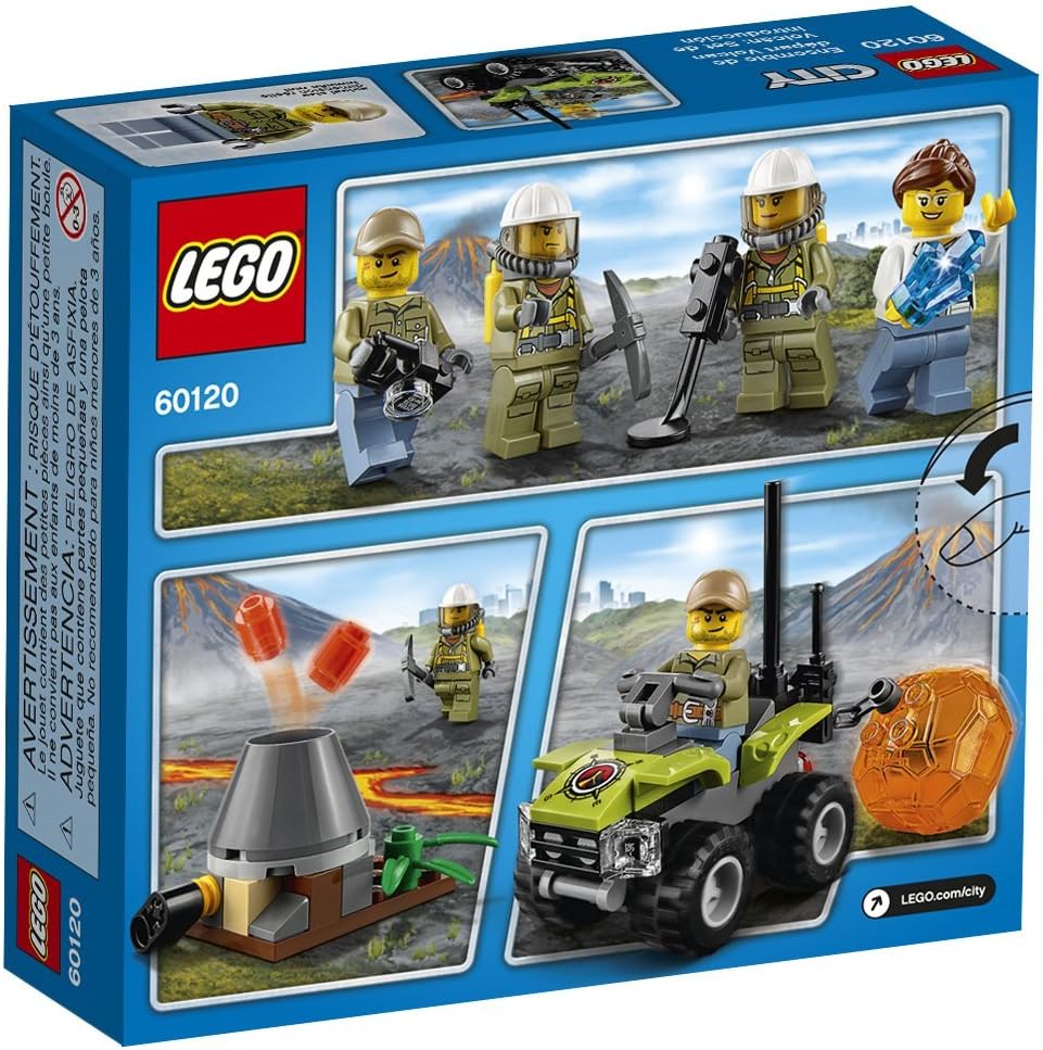 LEGO City Volcano Explorers 60120 Volcano Starter Set Building Kit 83 Piece