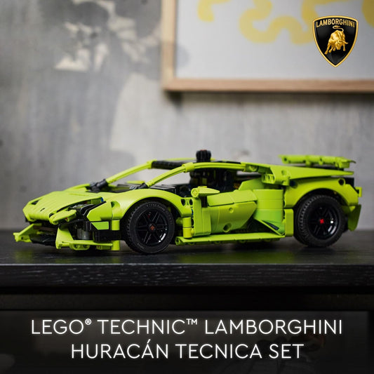 LEGO Technic Lamborghini HuracAn Tecnica Advanced Sports Car Building Kit for Ages 9 and