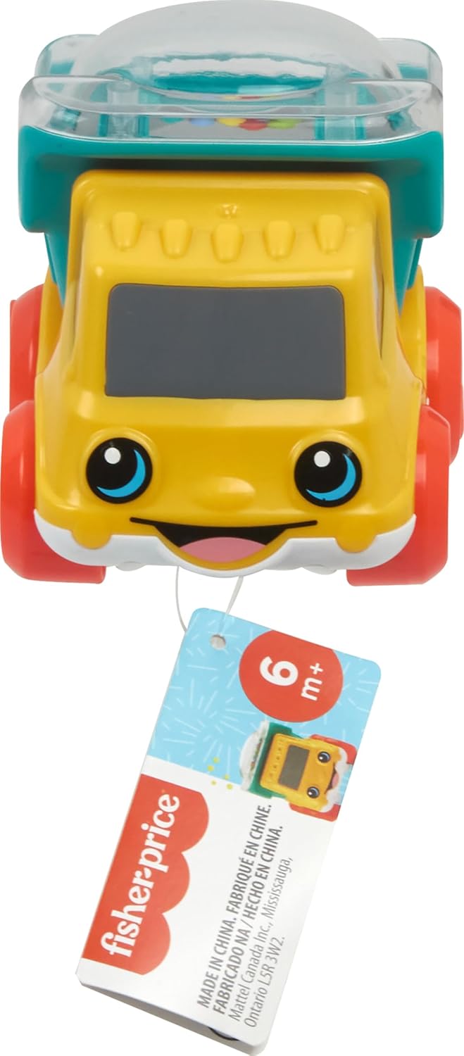 Fisher-Price Baby Toy Poppity Pop Dump Truck Push-Along Vehicle