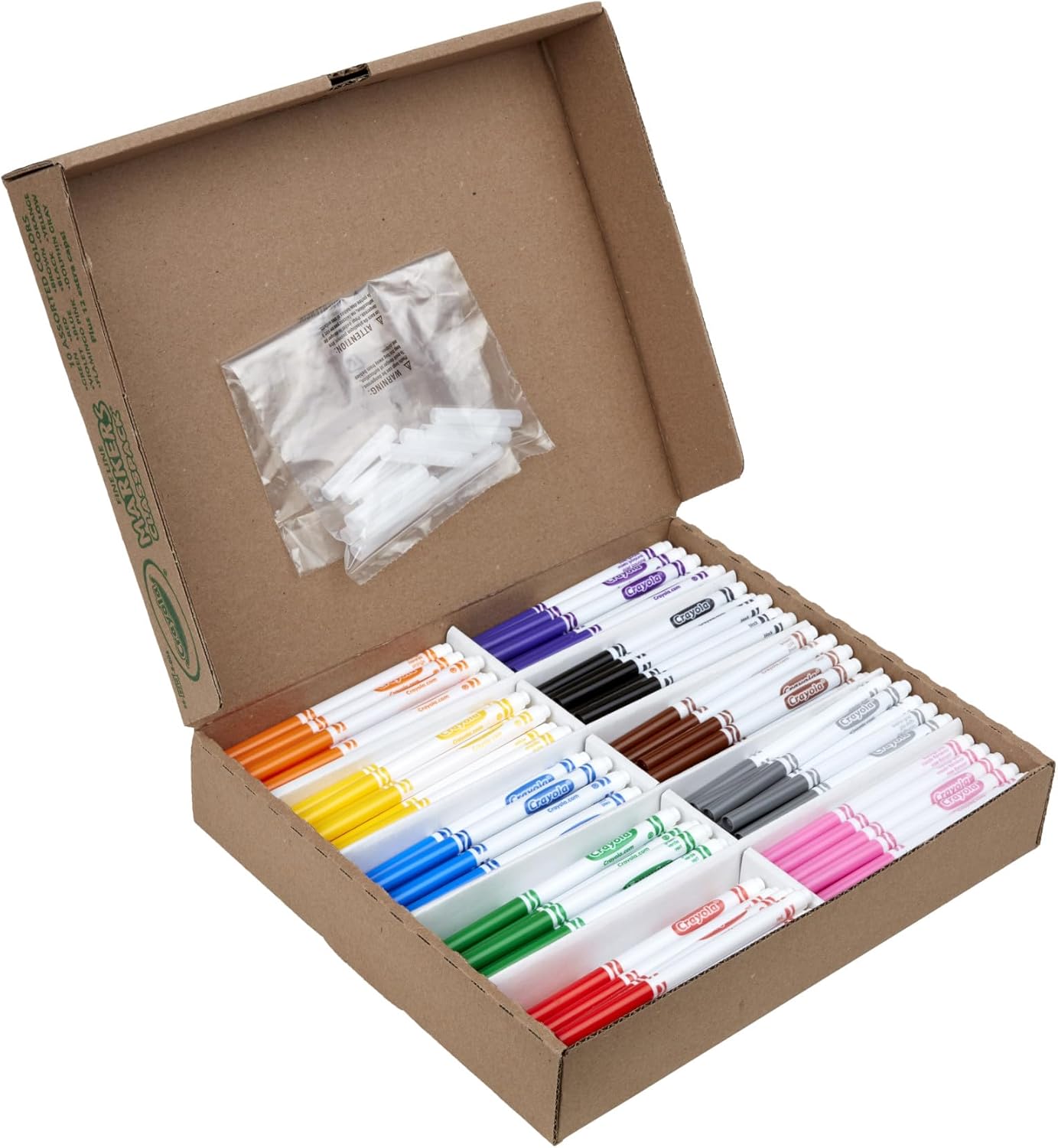 Crayola Fine Line Markers Classpack 200ct Markers for Teacher Classroom Must Have Back to
