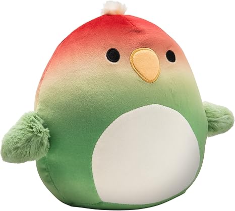 Squishmallows Original 8-Inch Elliene The Easter Rainbow Parrot - Official Jazwares Plush
