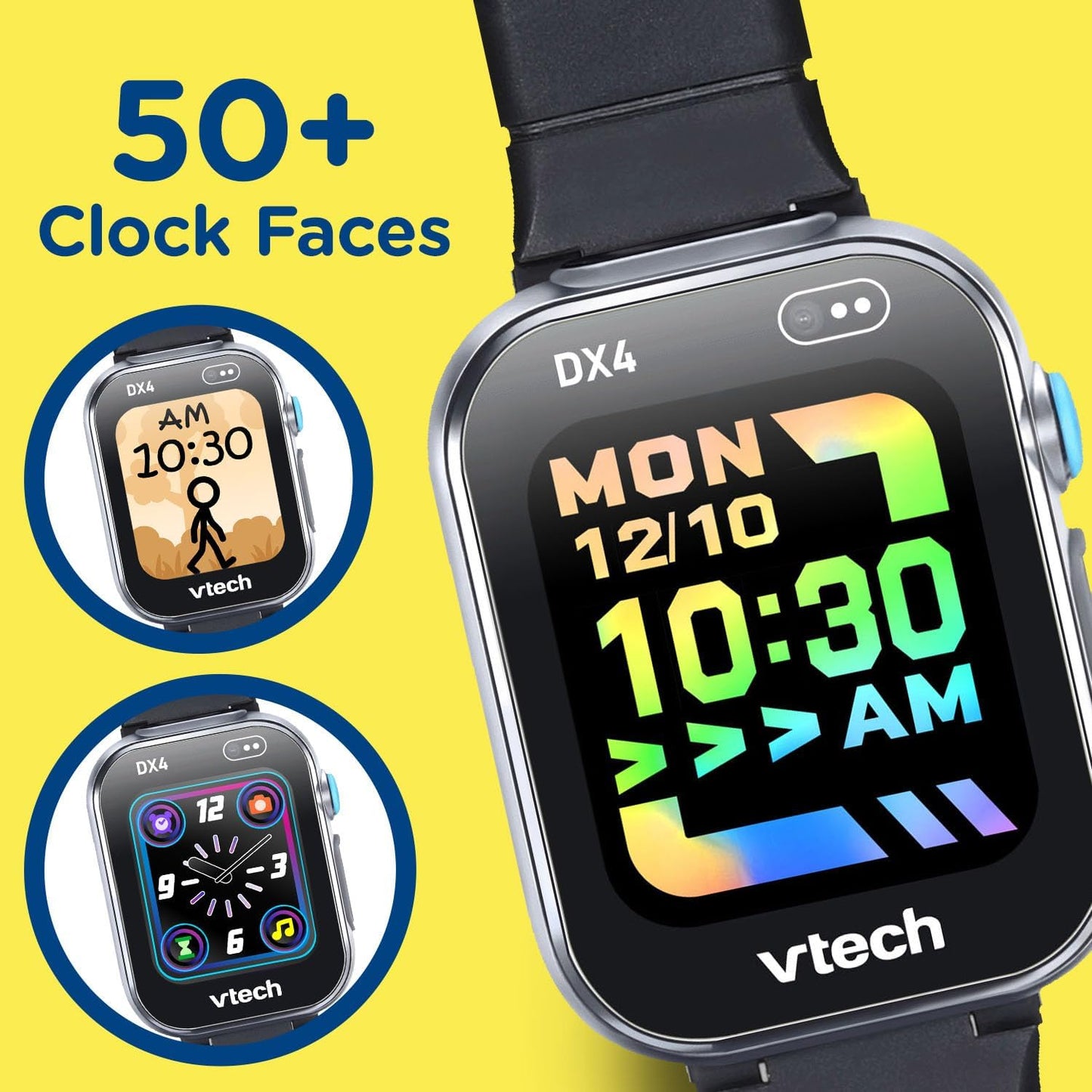 VTech KidiZoom Smartwatch DX4 Black