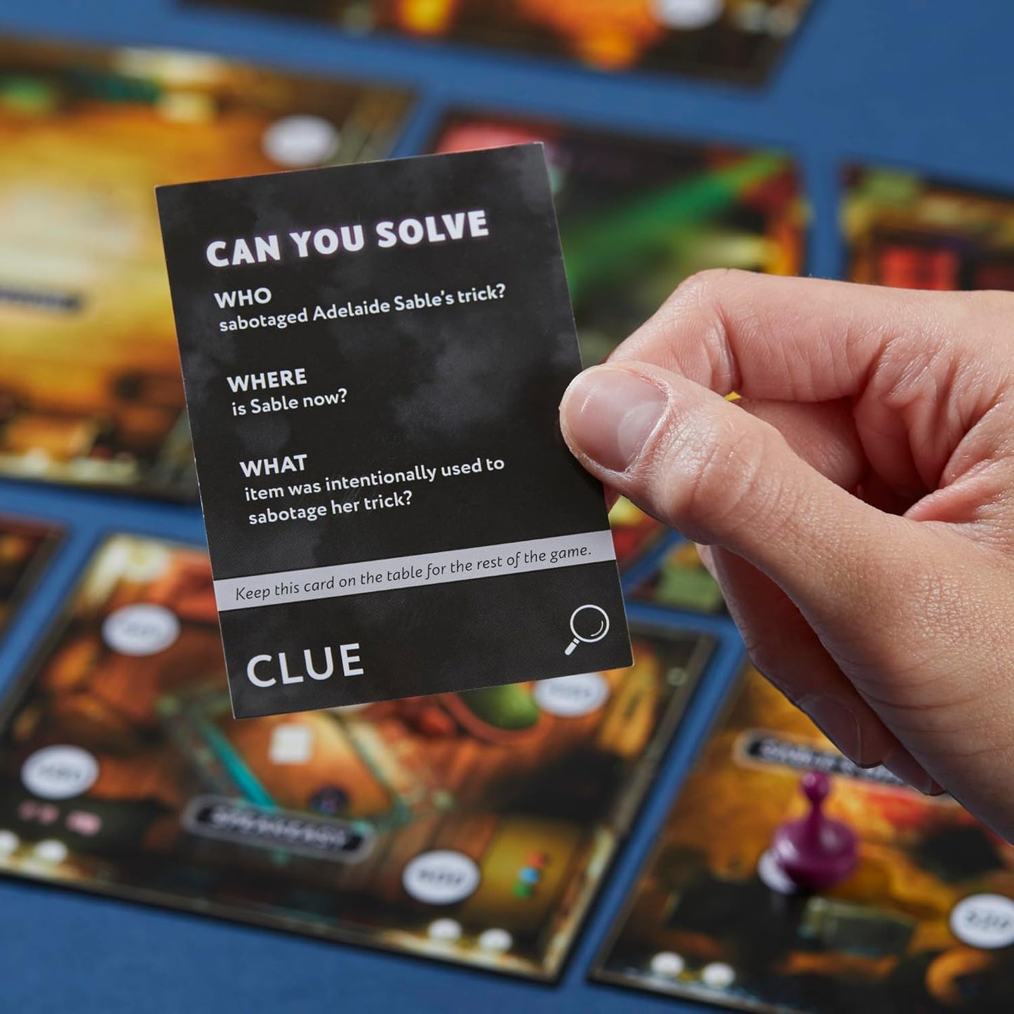 Hasbro Gaming Clue Escape The Illusionist's Club Board Game