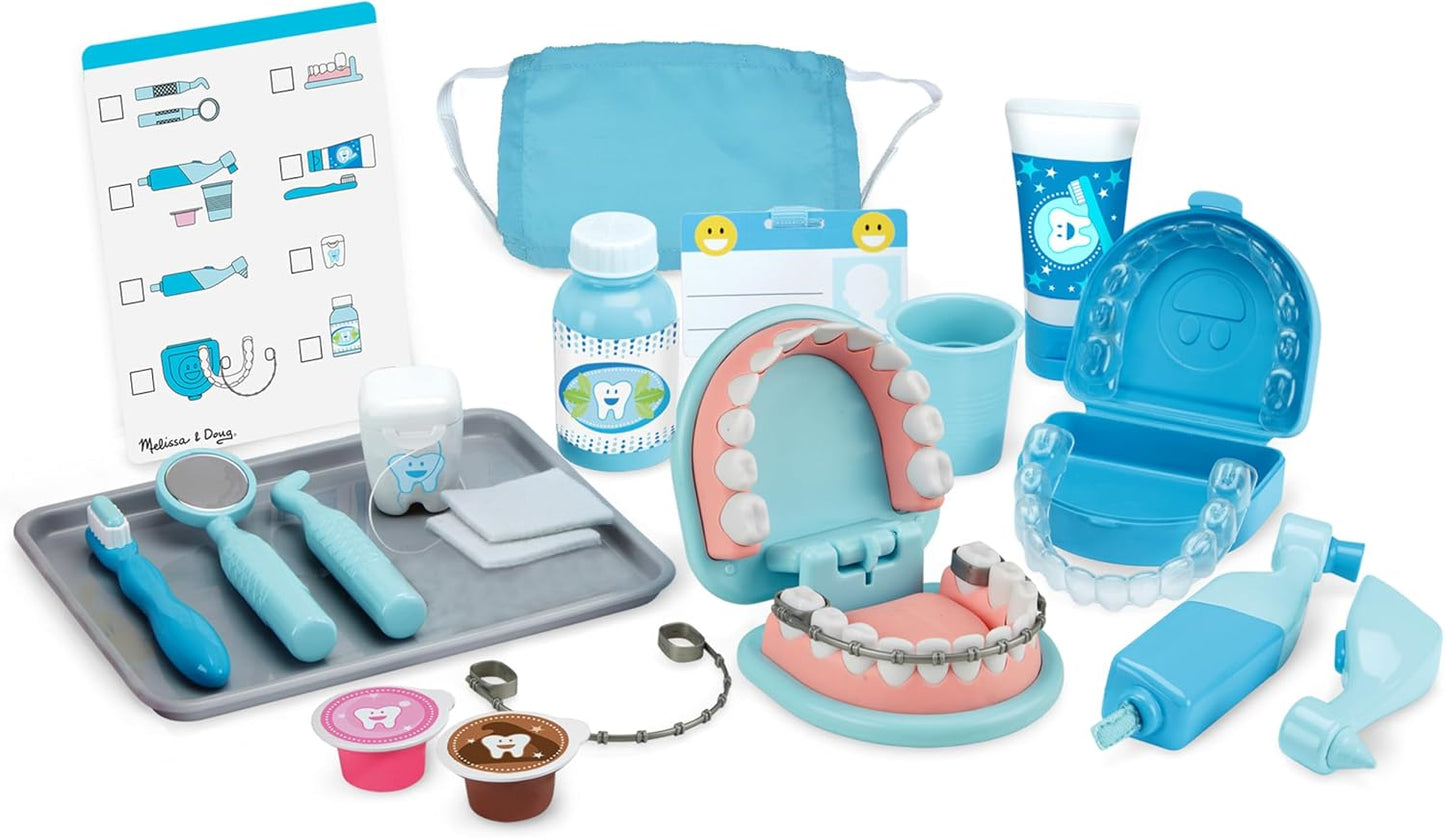 Melissa & Doug Melissa Doug Super Smile Dentist Kit With of Teeth And Dental 25 Toy