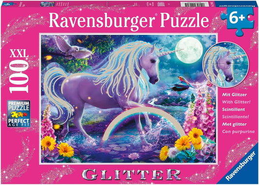 Ravensburger Glitter Unicorn - 100 Piece Jigsaw Puzzle