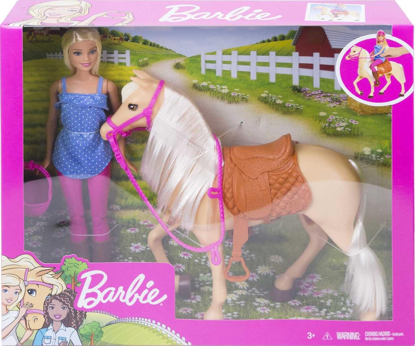Barbie Playet with Blonde Fashion Doll