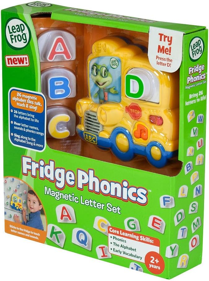 LeapFrog Fridge Phonics Magnetic Letter Set Yellow