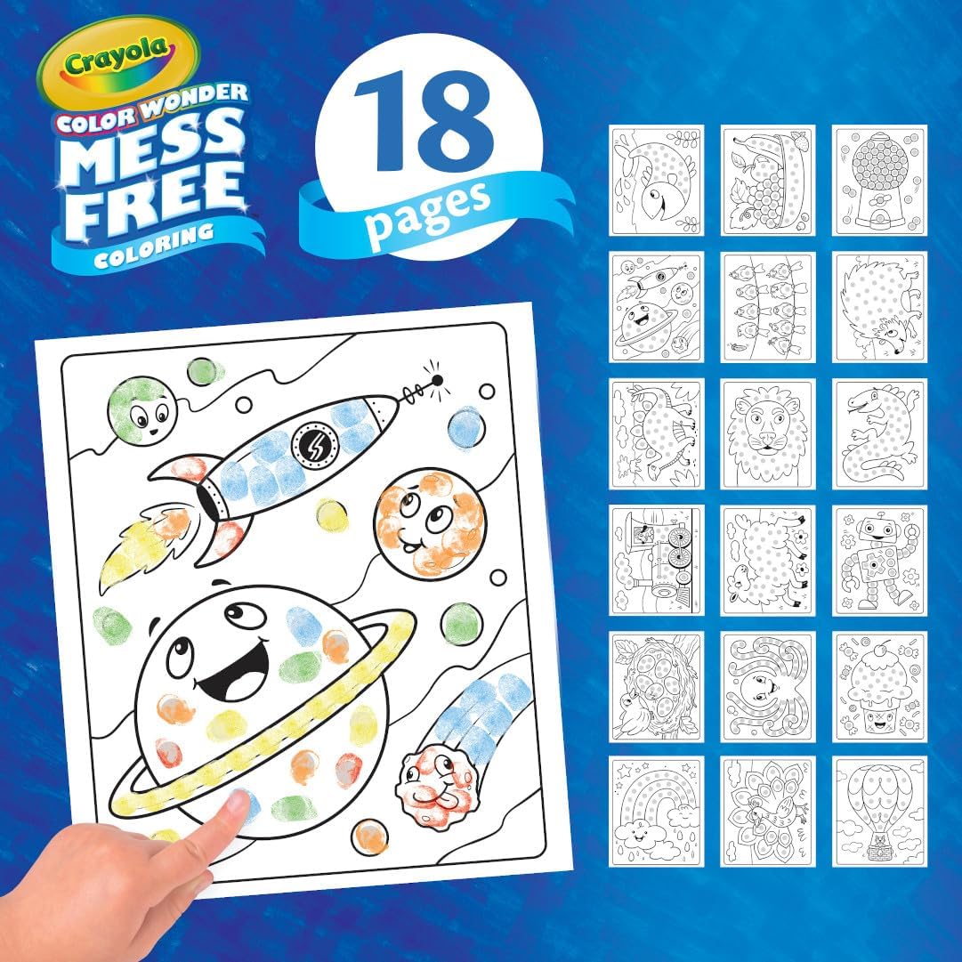 Crayola Color Wonder Mess Free Fingerprint Ink Painting Activity Set Finger Painting